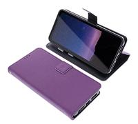 foto-kontor Cover compatible with CAT S75 book-style purple case