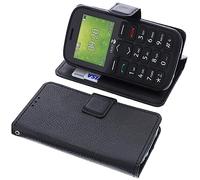 foto-kontor Cover compatible with Doro 1380 book-style black case