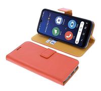 foto-kontor Cover compatible with Doro 8200/8210 book-style orange case