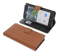 foto-kontor Cover compatible with Emporia Smart 3 book-style brown case