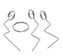 foto-kontor Door Latch Opening Needles Set - 3 Pieces 1.6 mm Universal Lockpick Opens Almost Any Door Professional Locksmith Door Latch Wire Opening Tool Lock Opener