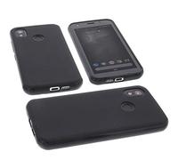 foto-kontor Protective case compatible with CAT S52 rubber TPU mobile phone cover black