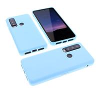 foto-kontor Protective case compatible with CAT S75 rubber TPU mobile phone cover blue