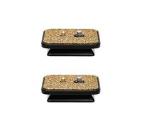 Foto&Tech 2 Pcs 42mm Tripod Quick Release Plate Head Mounting Parts Replacement for Ambco V-0554, Prmster 6100 6160 7100 FW29T, Vvtar V3000 Hakba S-4500 S-6000 Vlbon Shrpa 200R 800R Tripod Mount 1 5/8
