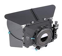 Foto4easy DP500 Mark III 4x4 DSLR Swing Away Matte Box for Sony A7 A7R A7S II III Panasonic GH5 GH5s BMPCC 4K 6K Canon Nikon Video Cinema Camera,15mm Rail Rod System