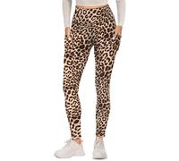 FOTOCITI Gym Leggings for Women with Pockets Black High Waisted Leggings Soft Elastic Opaque Tummy Control Slim Trousers Sports Workout Running Yoga Pants