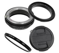 Fotodiox 52mm Macro Reverse Ring Kit with G and DX Type Lens Aperture Control, 52mm Lens Cap and 52mm UV Protector for Nikon Cameras