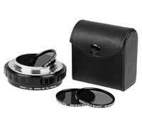 Fotodiox DLX Stretch Lens Adapter - Compatible with Canon FD & FL 35mm Lens to L-Mount Alliance Mirrorless Cameras with Macro Focusing Helicoid and Magnetic Drop-in Filters