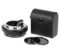 Fotodiox DLX Stretch Lens Adapter - Compatible with Contax/Yashica (CY) Lens to L-Mount Alliance Mirrorless Cameras with Macro Focusing Helicoid and Magnetic Drop-in Filters