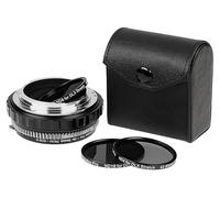 Fotodiox DLX Stretch Lens Adapter - Compatible with Pentax K Auto Focus Mount (PK AF) Lens to EOS R/RF Mount Mirrorless Cameras with Macro Focusing Helicoid and Magnetic Drop-in Filters