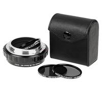 Fotodiox DLX Stretch Lens Adapter - Compatible with SR/MD/MC Lens to EOS R/RF Mount Mirrorless Cameras with Macro Focusing Helicoid and Magnetic Drop-in Filters