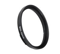 Fotodiox Hasselblad Bayonet 50 B50-55mm Step Ring, Anodized Black Metal Filter Adapter Ring