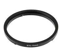 Fotodiox Hasselblad Bayonet 70 B70-72mm Step Ring, Anodized Black Metal Filter Adapter Ring