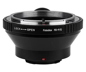 Fotodiox Lens Mount Adapter, Canon FD Lens to Pentax Q-Series Camera, fits Pentax Q Mirrorless Cameras, fits Original FD lens and New FD lenses