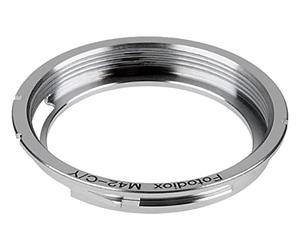 Fotodiox Lens Mount Adapter, M42 (42mm x1 Thread Mount) Lens to Contax Yashica c/y Mount Camera Adapter for Contax 167MT, RTS II, III, Yashica FX-3 2000