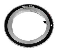 Fotodiox FC10 Lens Adapter Compatible with Nikon F Lenses to EOS EF and EFS Mount Cameras - Includes Gen10 Focus Confirmation Chip