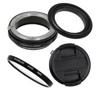 Fotodiox M-Reverse-58-Nikon-Kit RB2A 58MM Macro Reverse Ring Kit with G and DX Type Lens Aperture Control, 52MM Lens Cap and 52MM UV Protector Fits Nikon