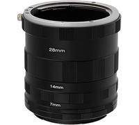 Fotodiox Macro Extension Tube Set for Sony Alpha A-Mount DSLRs, for A350, A300, A200, A700, A900, A100, A380, A500, A550, A850, A450, A290, A390, A580, SLT-A33, A55, Minolta Maxxuum 5D, 7D, 7, 9xi, 7xi, 5xi