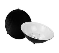 Fotodiox Pro Beauty Dish 28" with Honeycomb Grid and Speedring for Profoto Compact Lights Series Strobe
