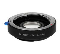 Fotodiox PRO FC10 Lens Adapter Compatible with Fujica X-Mount (135 Format) Lenses to EOS EF and EFS Mount Cameras - Includes Gen10 Focus Confirmation Chip