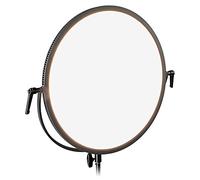 Fotodiox Pro FlapJack Studio (C-700RSV) Bicolor LED Studio Edge Light - 18-Inch Round Ultra-thin Professional Dual Color LED, Dimmable Photo/Video Light Kit with Case