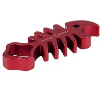 Fotodiox Pro GoTough SharkBite - Red Aluminum Metal GoTough Wrench for Tightening GoPro Mounting Knobs, Screws and Bolts; Shark Styled Wrench with Bottle Opener - for Sport Camera Gopro Hero Hd, Hero1, Hero2, Hero3 and all GoPro Adapter Screws