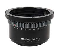 Fotodiox Pro Iris Lens Mount Adapter Compatible with Mamiya 645 (M645) Mount AF/AF-D Lenses to Sony E-mount Cameras