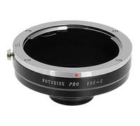 Fotodiox Pro Lens Mount Adapter Canon EOS (EF / EF-S) D/SLR Lens to C-Mount (1" Screw Mount) Cine & CCTV (EOS-C-Pro) | ✅ 5 years warranty