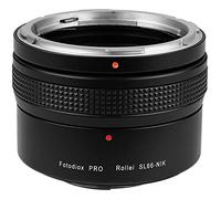 Fotodiox Pro Lens Mount Adapter Compatible Rolleiflex SL66 Lenses on Nikon F-Mount Cameras