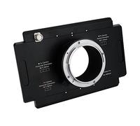 Fotodiox Pro Lens Mount Adapter Compatible with Hasselblad XCD-mount Cameras (such as X1D 50c and X1D II 50c) to Large Format 4x5 View Cameras with a Graflok Rear Standard - Shift/Stitch Adapter