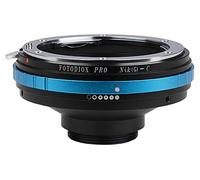 Fotodiox Pro Lens Adapter Nikon F Mount G-Type D/SLR Lens to C-Mount (1" Screw Mount) Cine & CCTV (with Built-In Aperture Control Dial) (NikG-C-Pro)