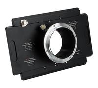 Fotodiox Pro Lens Mount Adapter, Fujifilm G-Mount GFX Back to Large Format 4x5 View Cameras with a Graflok Rear Standard (with Shift / Stitch Adapter) (4x5-GFX-Pro) | ✅ 5 years warranty