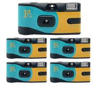 Fotofilm Pro Disposable Camera Single Use Film ISO 400 27 Exposure Flash Multipack - 5 pack