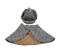 Fotog Cotton Cat Cloak Costume: Soft Cotton Material, Adjustable Hat, Comfortable Dress for Halloween Costumes, Festive Family Gathering