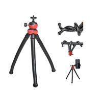 Fotoleey Camera Flexible Tripod for DJI Pocket 3, Phone Tripod Mount, Adjustable Magic Arm & Universal Ball Head, Compatible with Insta360 X4, Go Pro Hero 13, Includes Bonus Adapters