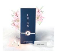 Foton Pearled Candle 18 Oz - Lazy Lulu Tropical Hawaiian Scented Non Toxic Luxury Long Lasting Powder Wax Sand Candles up to 120 Hours - Refillable Pearl Candle Sand with 30 Wicks