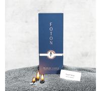Foton Pearled Candle Colored 18 Oz - Charcoal Unscented Non Toxic Luxury Long Lasting Powder Candles up to 120 Hours - Refillable Candle Sand with 30 Wicks for Candle Making