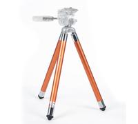 Fotopro 40 Inch Phone Tripod Lightweight Travel Tripod for Camera with Phone Mount Portable Vlogging Video Blue FY-583 Orange