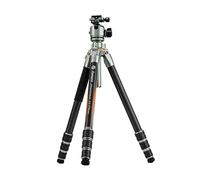 Fotopro 65 inch Travel Camera Tripod,Carbon Fiber Tripod with Mini Stand One Piece Centre Column 44mm Low Profile Ball Head,Heavy Duty Tripod for DSLR Video Camcorder, Max Load 44lbs,T1 Plus