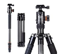 Fotopro Carbon Fiber DSLR Tripod 67 Inch Ball Head Quick Release Plate Professional Camera Tripod for Travel Tripod Max Load Up To 26.4lbs/12kg