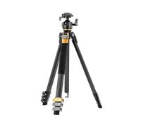 Fotopro Compact Carbon Fiber Travel Tripod, 60 inches Professional Heavy Duty Tripod with Profile Legs Super-Large Ball Head Weatherproof Bag, Fotopro Origin Golden Max Load 33lbs