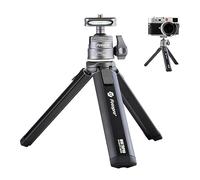 Fotopro Desktop Tripod All Metal Material Aluminum Alloy 360 Degree Ball Head 1/4 Inch Screw Mini Portable Table Tripod for Cell Phone DSLR Camera Travel Photograph Vlog Video