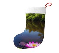 fotor-ai-20230806154556_2 Christmas Stocking 17.7", Festive Hanging Sock for Fireplace Mantel, Holiday Decorations