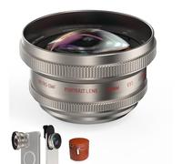 Fotorgear 60mm Portrait Lens for Smartphone, HD 2X Telephoto External Lens with T-Mount Interface, Professional Optical Bokeh & Distortion-Free for iPhone 16/15/14, Samsung, Pixel