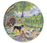 Fotos De Animales 1000 Pieces Group Photo of Animals Jigsaw Puzzle Round DIY Irregular 1000pcs (67.5x67.5cm)