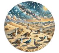 Fotos De Animales 1000 Pieces Group Photo of Animals Jigsaw Puzzle Round DIY Unique Women Gifts for Men 1000pcs (67.5x67.5cm)
