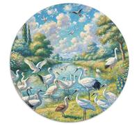 Fotos De Animales 1000 Pieces Group Photo of Animals Jigsaw Puzzle Round Puzzle DIY WomenGifts ForMen 1000pcs (67.5x67.5cm)
