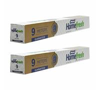 FotoStation 2 Rolls of 9m Heavy Duty Kitchen Foil 10.5 Micron Aluminium Foil Roll 295mm X 9m Extra Wide Tin Foil Wrapping Paper Foil Food Service Catering Foil Perfect for Grilling Baking Roasting