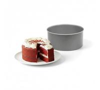 FotoStation - 20cm Round Loose Base Cake Tin - Deep Non-Stick Heavy Duty Carbon Steel Baking Pan for Sponges, Fruit Cakes & Cheesecakes | Easy-Release, Leak-Resistant Professional Cake Tin”