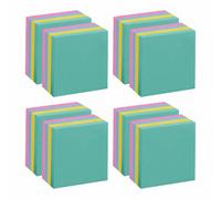 FotoStation - 5 x 5 Inch Pastel Square Note Cards - 250gsm Thick Unruled Blank Cards for Study, Revision, Planning, Craft & Office Use - (Pack of 8)